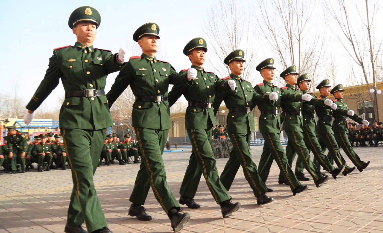 知识考核队列会操武警战士们的这场竞赛太抢眼了