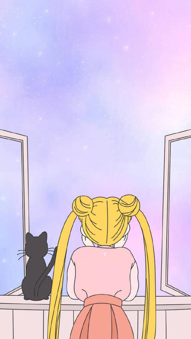 手机壁纸经典卡通动漫美少女战士