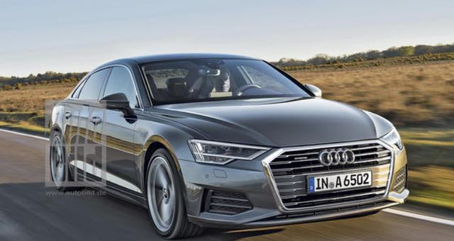 全新换代奥迪a6即将推出,造型比5系,e级更动感!