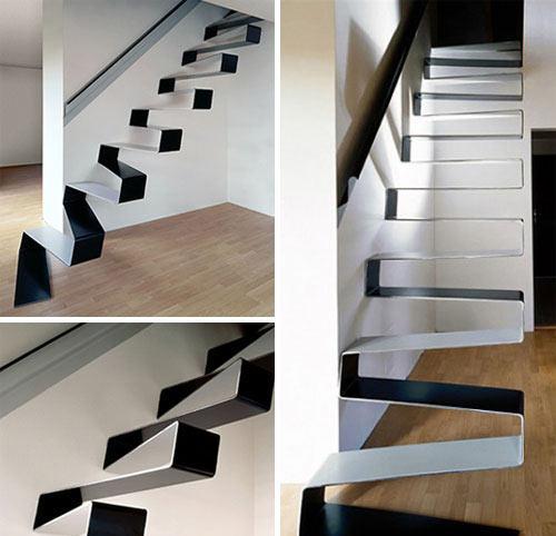 22款现代异形楼梯装修图 别墅楼梯参考图集