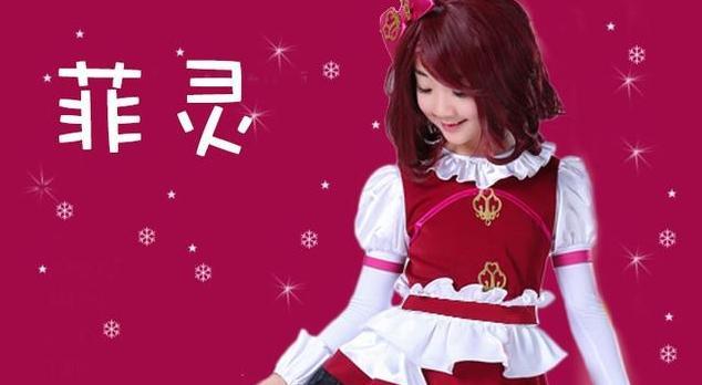 叶罗丽:真人版的cos,莫纱乖巧可爱,冰公主的有点毁形象