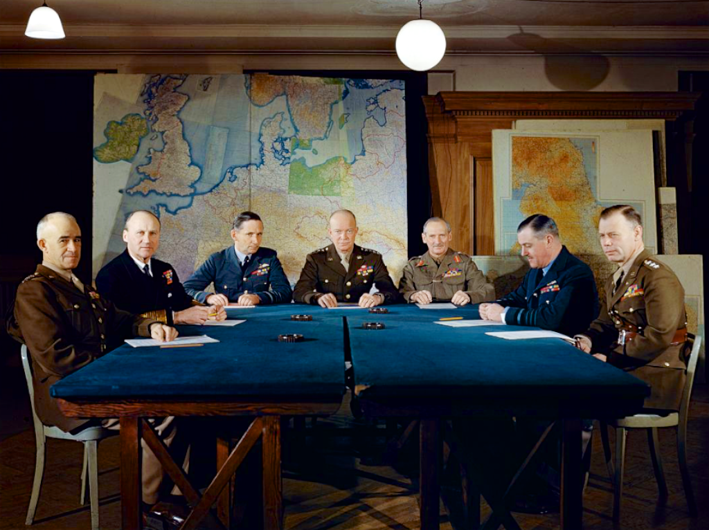 老照片:改变了人类历史的二战,同盟国军队影像