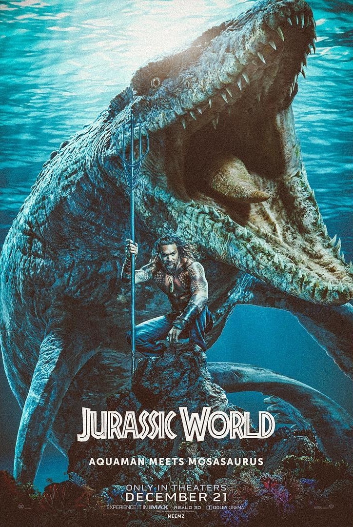 《海王》首曝极清预告海报,一天就被网友们玩儿坏了