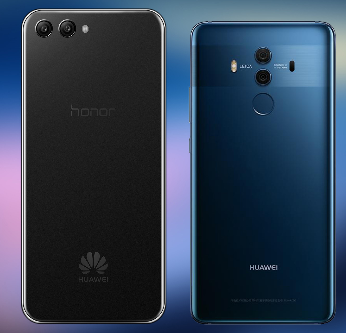 无刘海,概念版荣耀 10,对比华为Mate10Pro