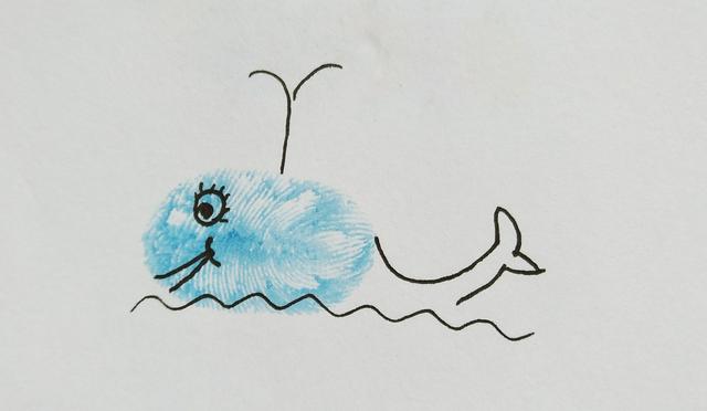 42张创意简笔画指纹画幼儿园老师都收藏了宝妈可以在家教宝