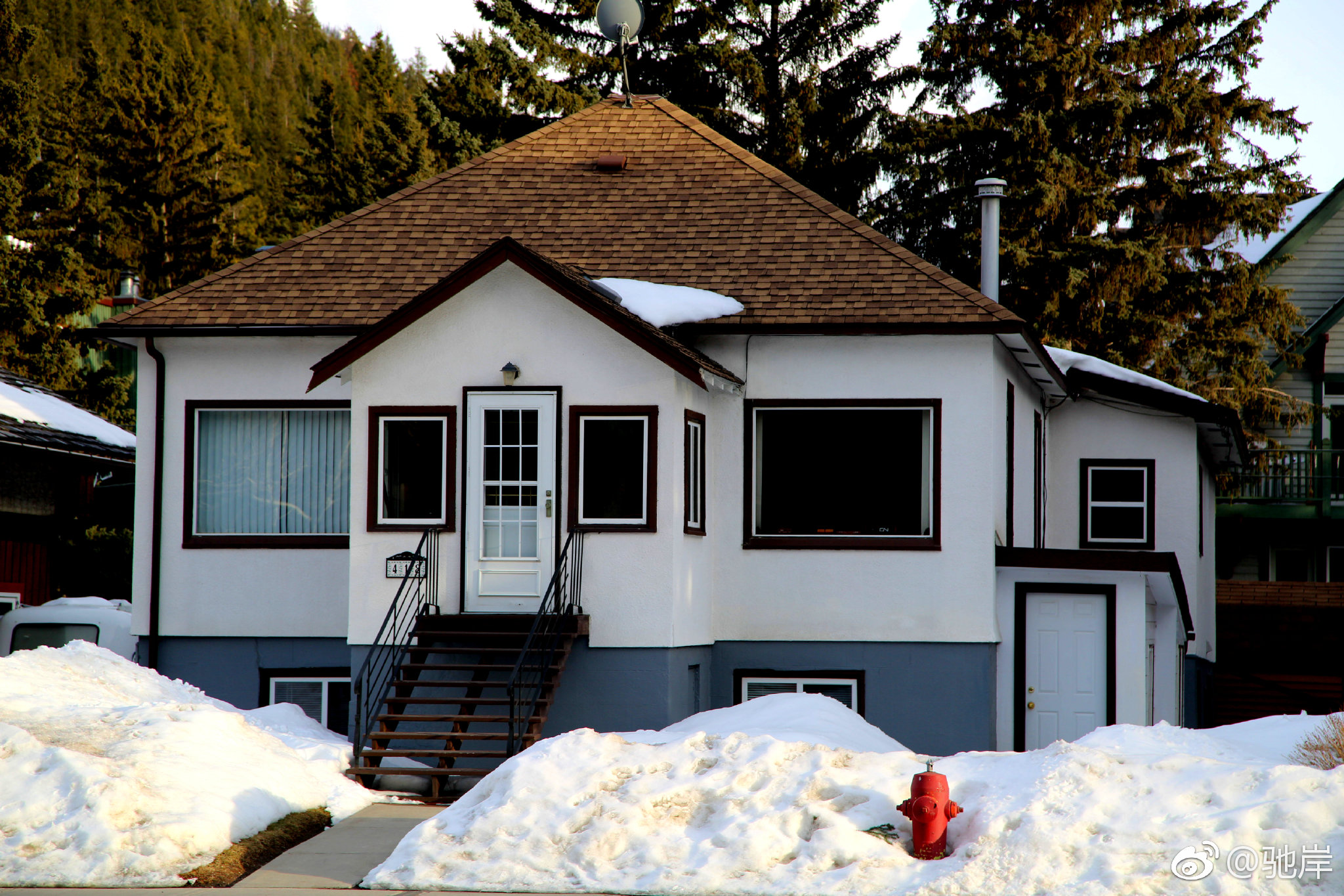 北美民居(摄于加拿大班夫)_新浪看点