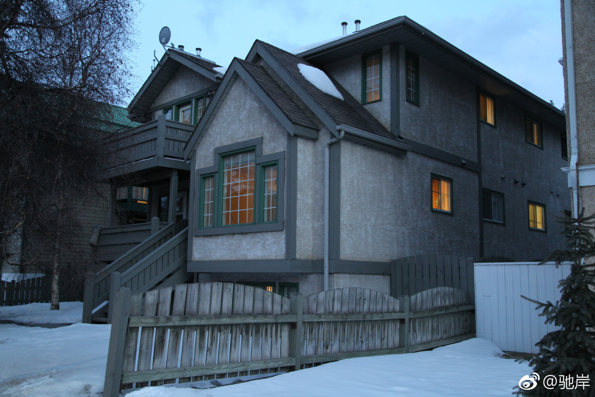 北美民居(摄于加拿大班夫)_新浪看点