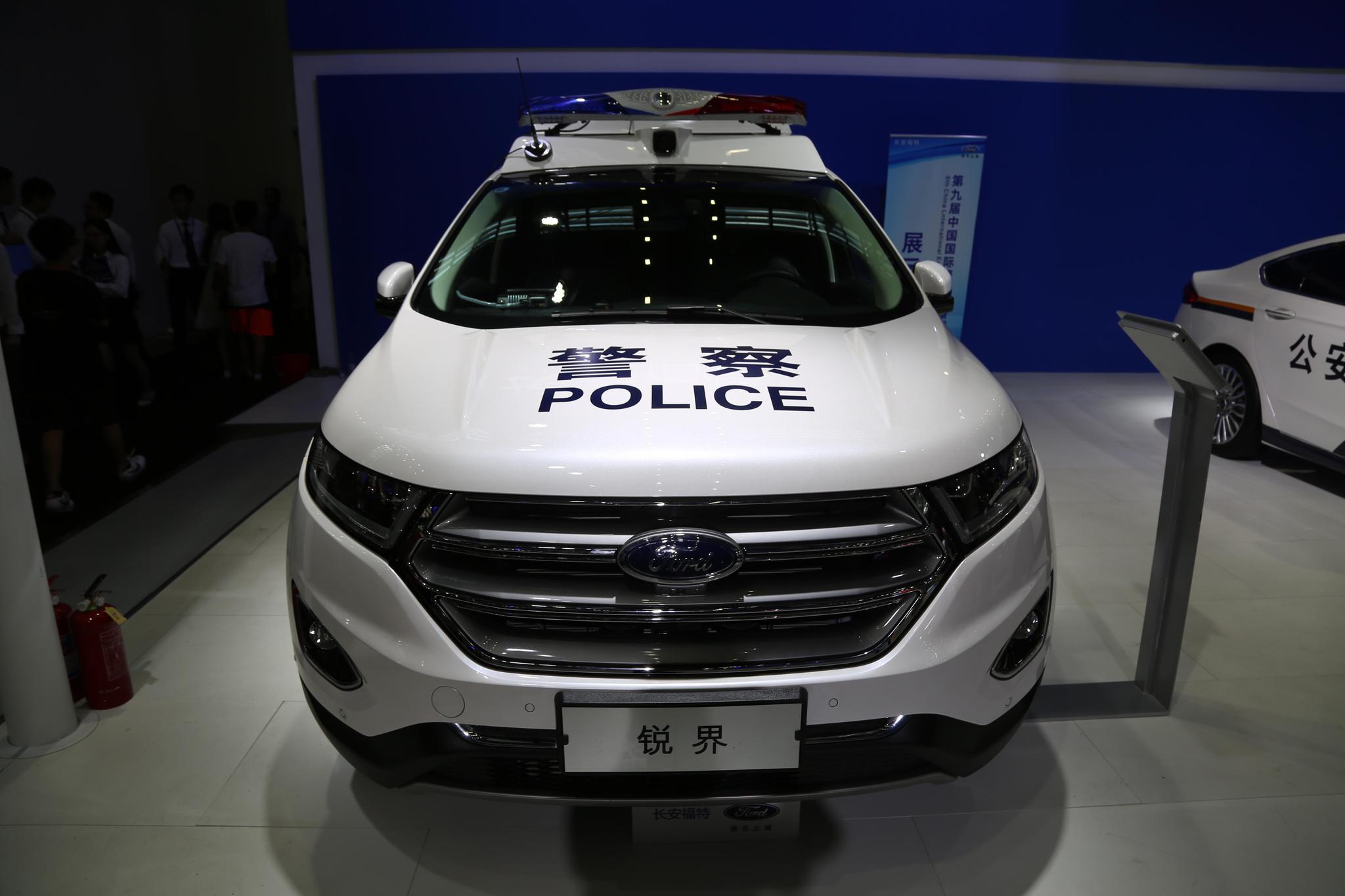 实拍福特锐界警车威武雄姿过目难忘