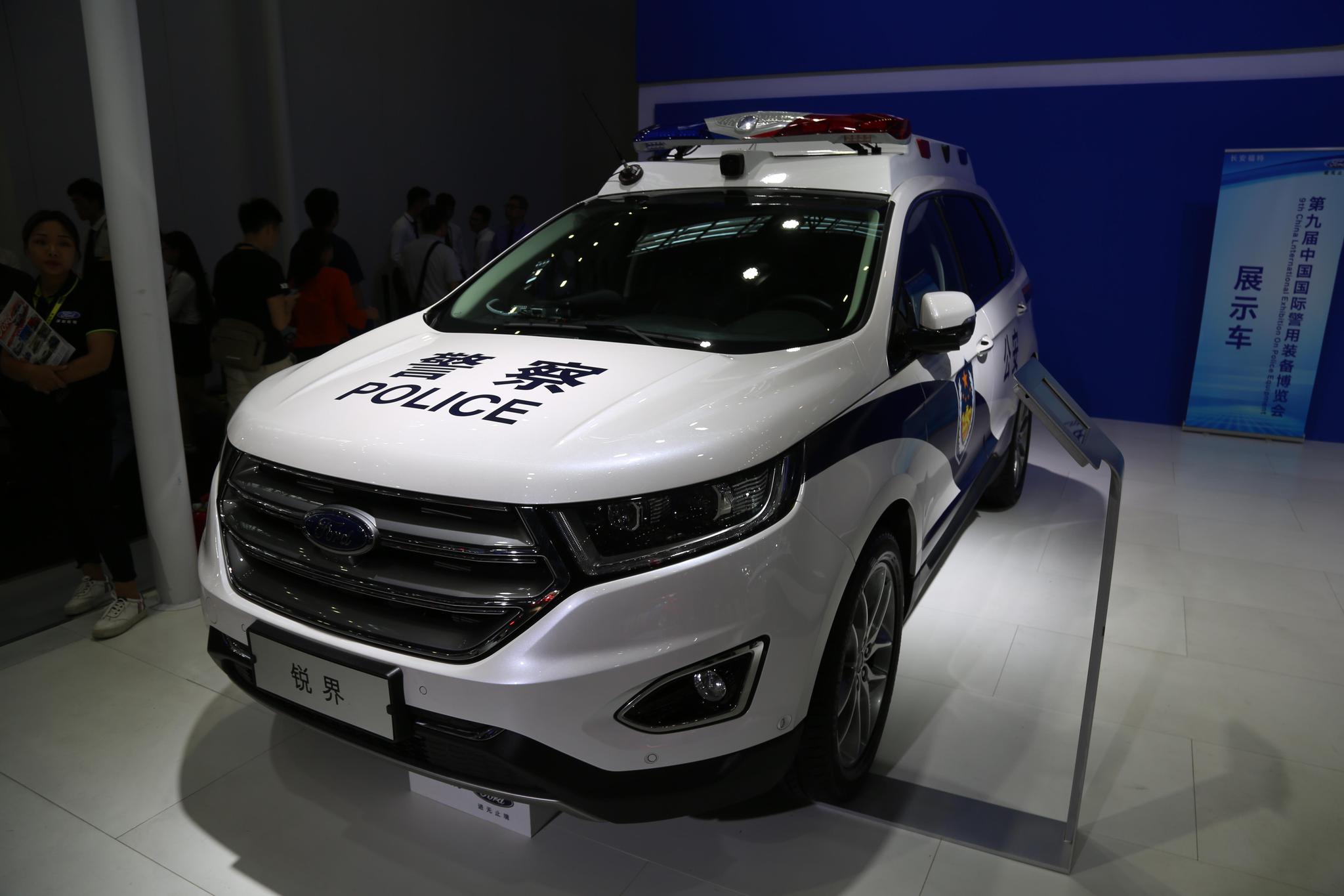 实拍福特锐界警车威武雄姿过目难忘