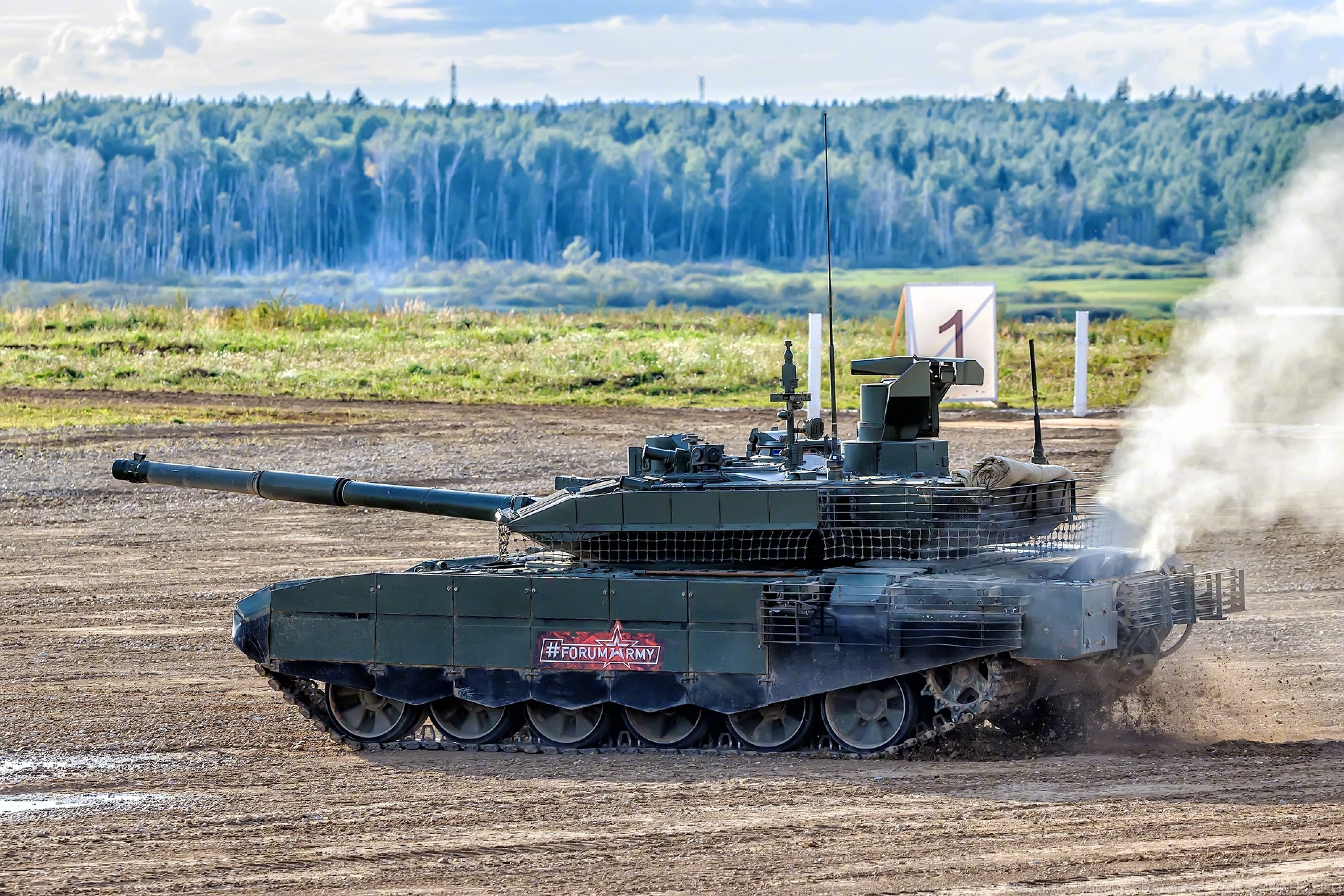 动态展示中的t-90m坦克