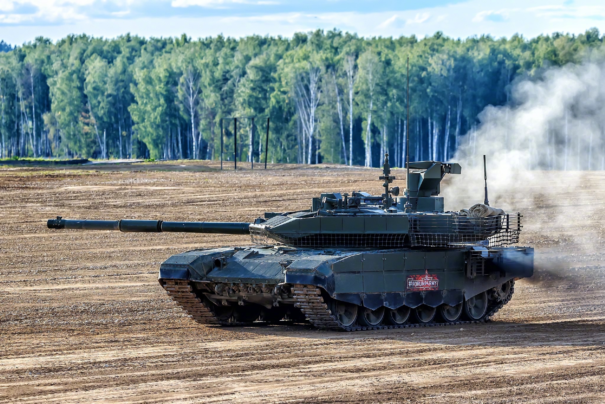 动态展示中的t-90m坦克