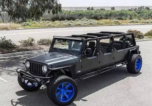 加长的a8你见过加长的jeep牧马人你见过吗牧马人改装超长版