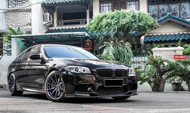 运动感更加激进——宝马5系改m5包围 美国大v轮毂!