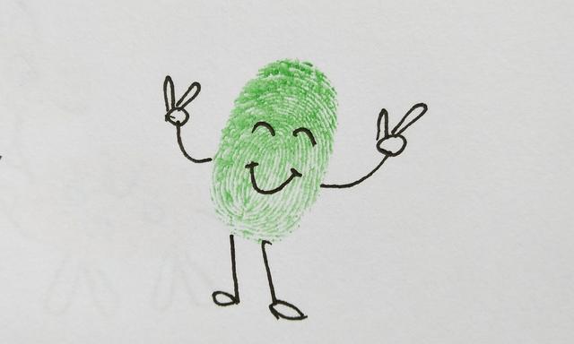 笔画指纹画,幼儿园老师都收藏了,宝妈可以在家教宝|收藏|指纹画|手指