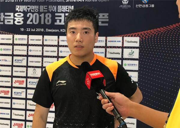 国乒遭韩国裁判黑哨!教练申诉染黄 梁靖昆仍