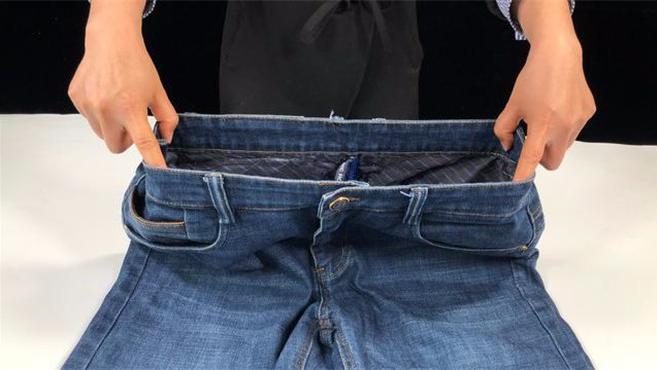 裤子裤腰肥了怎么办奶奶的教我3分钟无痕缝法