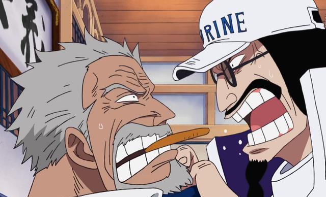 被战国骂成那样,卡普还在那里开心的吃仙贝,不愧是海军的英雄,op的大