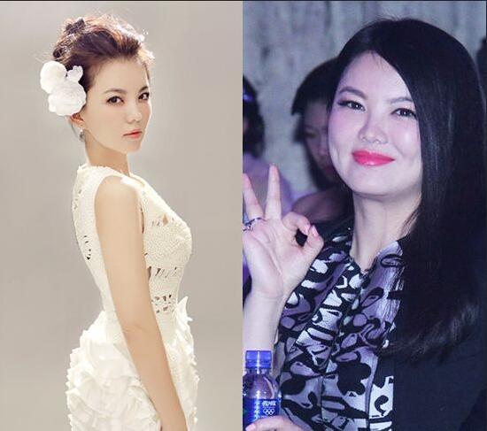 女明星发胖照对比李湘大s何洁像大妈唯有她发胖才漂亮