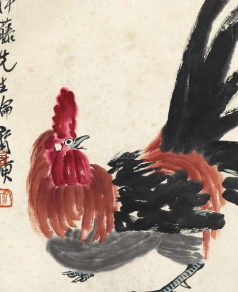 为什么齐白石画的老虎只有屁股没有脸放大后才发现玄机