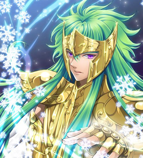 水瓶座笛捷尔,被称为"圣域中最博识的圣斗士".