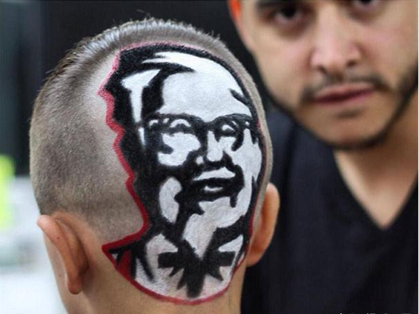 外国奇葩发型男生波浪刘海太妖娆最后一个kfc发型能打折吗