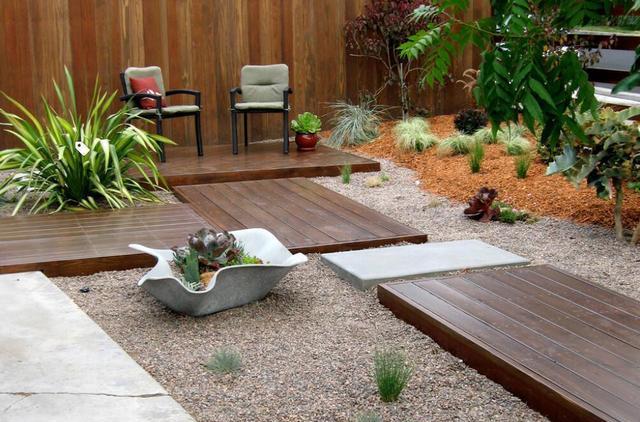 住一楼的福利来了,两个小面积庭院装修案例,你的小花园也能精致