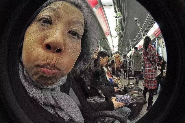 外拍被晒爆?来拍拍地铁吧!