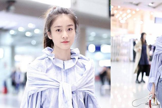 欧阳娜娜与张雪迎差三岁同穿牛仔裤差别大谁才是真美少女