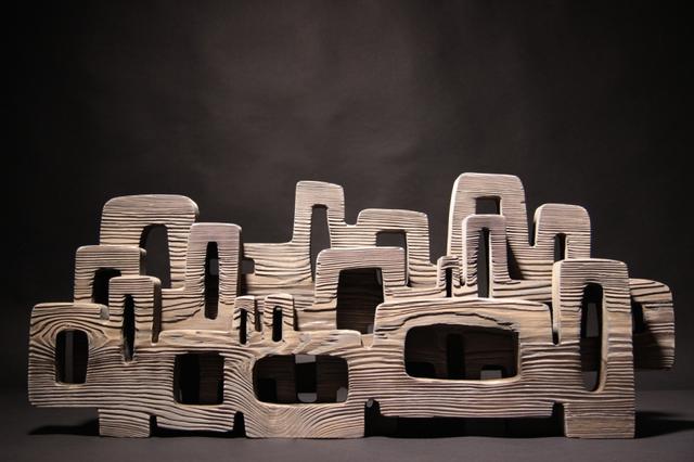 抽象的木雕艺术洒脱