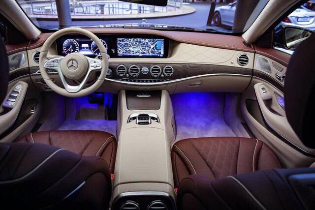 奔驰迈巴赫s560内饰组图,移动的宫殿