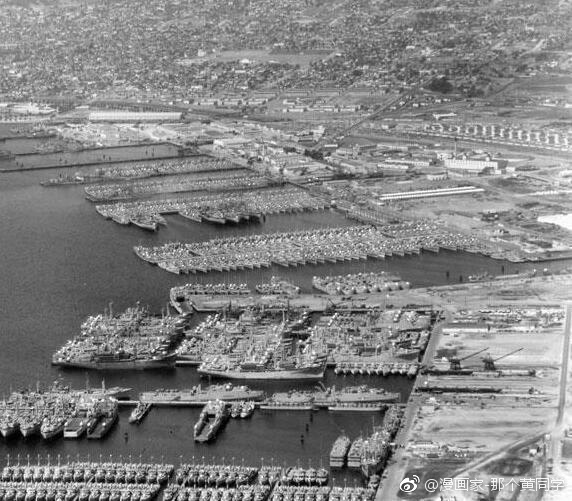 二战时美国工业生产能力有多可怕(图为战后美军封存的武器装备))