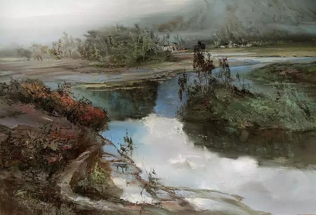 敬畏之心与崇高之美:罗晓平油画作品赏析