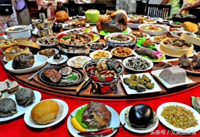 传说中的满汉全席有多丰盛有的菜只听过没吃过涨了下见识
