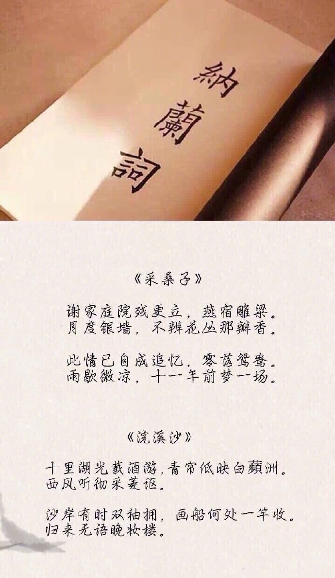 人生若只如初见,何事秋风悲画扇.纳兰词精选18首