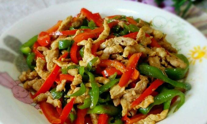 盖浇饭|肉丝|红椒_新浪新闻