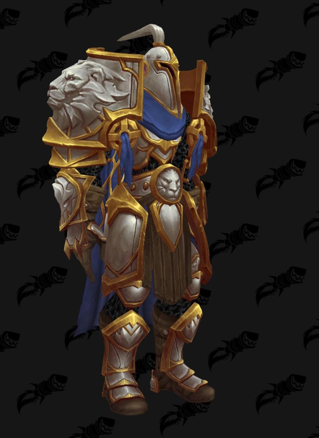 魔兽世界8.0卫兵新盔甲:联盟王师完胜部落!为了联盟!