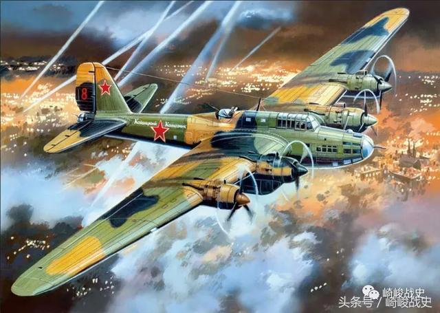 柏林上空的赤色巨枭苏联空军tb7pe8重型轰炸机史话作战篇