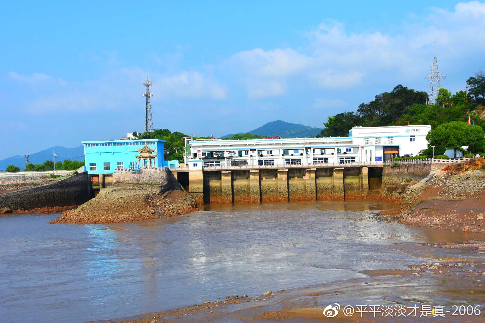 温岭江厦潮汐发电站是中国第一,世界第三大潮汐发电站