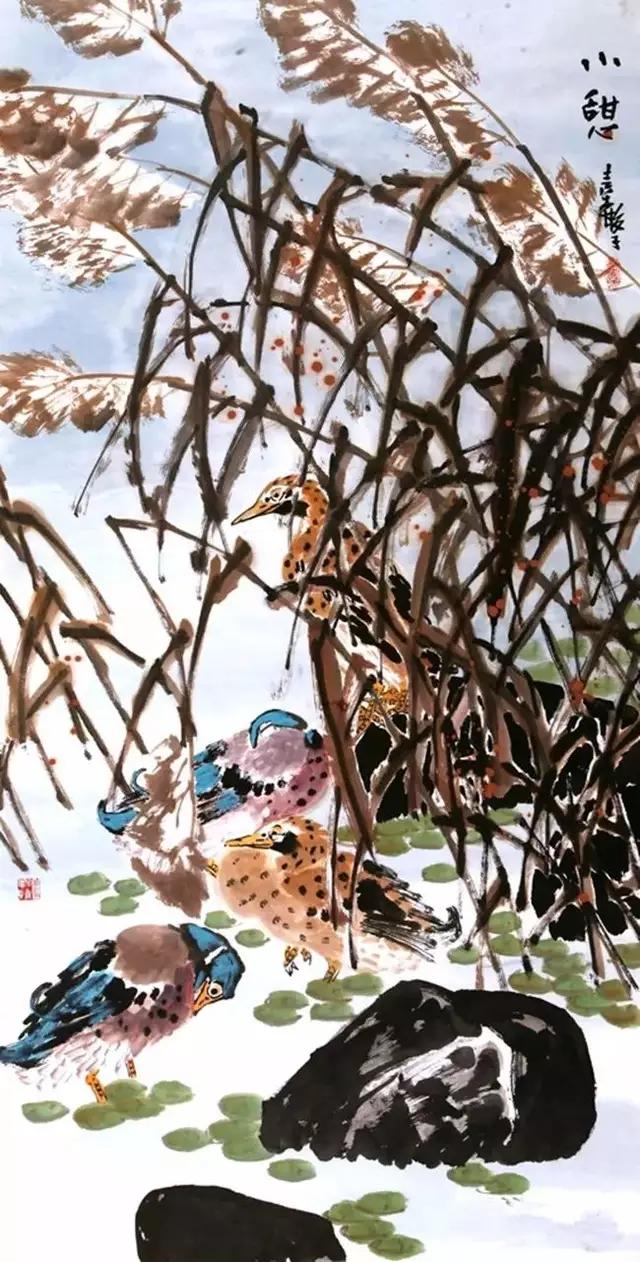 当代著名画家张继馨老师作品欣赏