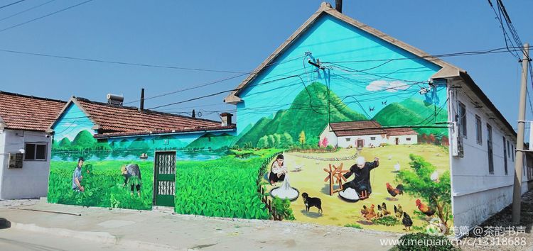 魅力龙乡,红色龙池大型3d立体画——山东省昌邑市潍