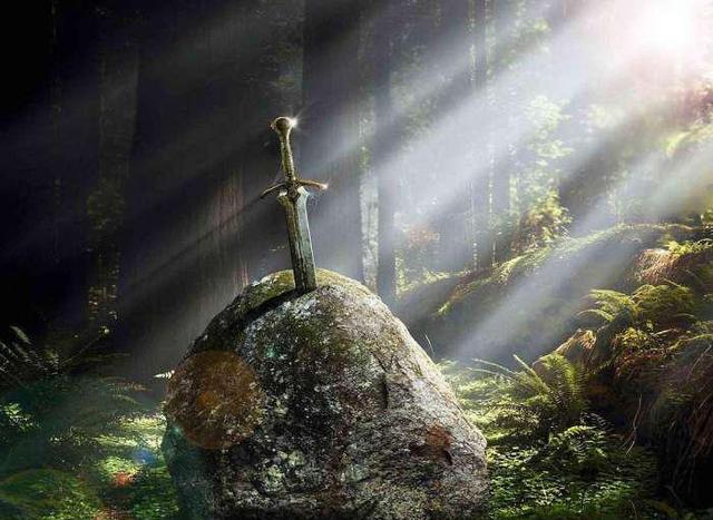 石中剑传说被证实真实存在一把插到石头中的宝剑隐含诡异的玄机