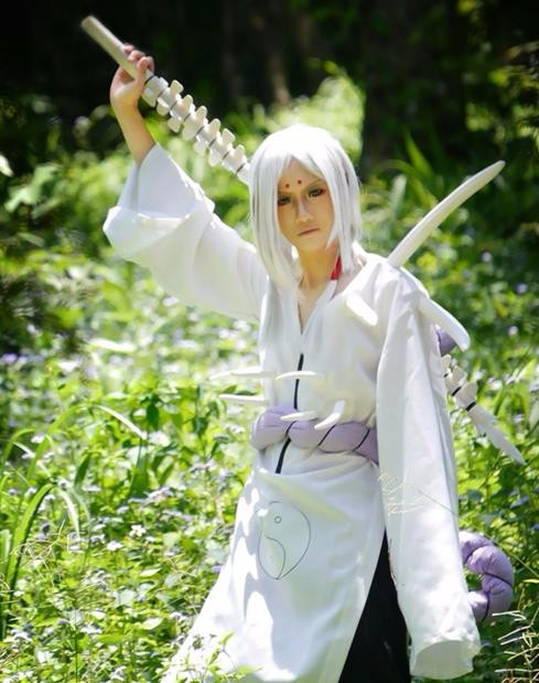 火影忍者cosplay,女装大佬君麻吕,洗剪吹卡卡西,还有蛇叔很妖