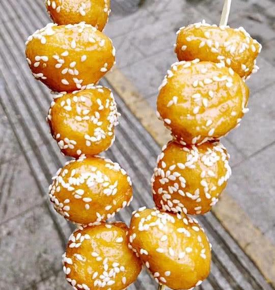 "超级无敌"好吃的传统小吃油麻圆粑粑,熟悉的味道,你还记得吗