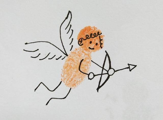 42张创意简笔画指纹画幼儿园老师都收藏了宝妈可以在家教宝