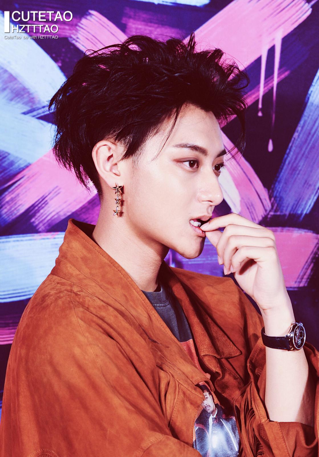 黄子韬星星耳坠