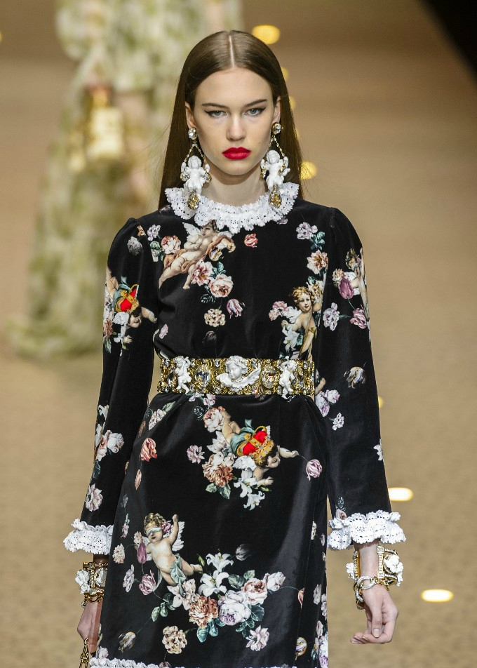 2018年秋冬季米兰时装周二世界顶级超模秀