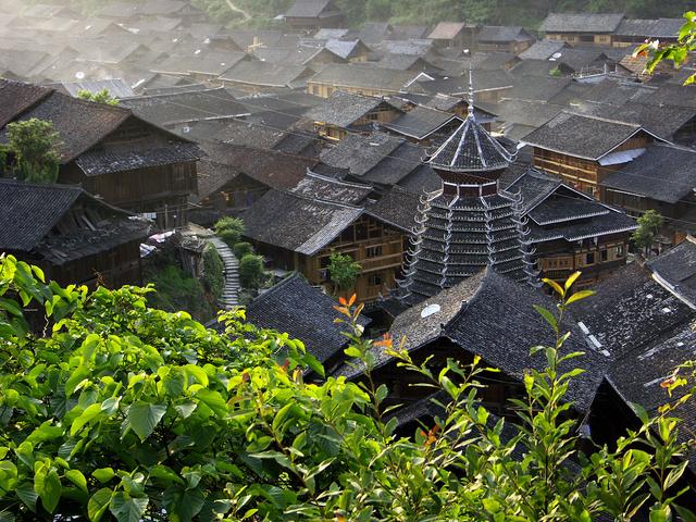 侗寨皇岗村图片