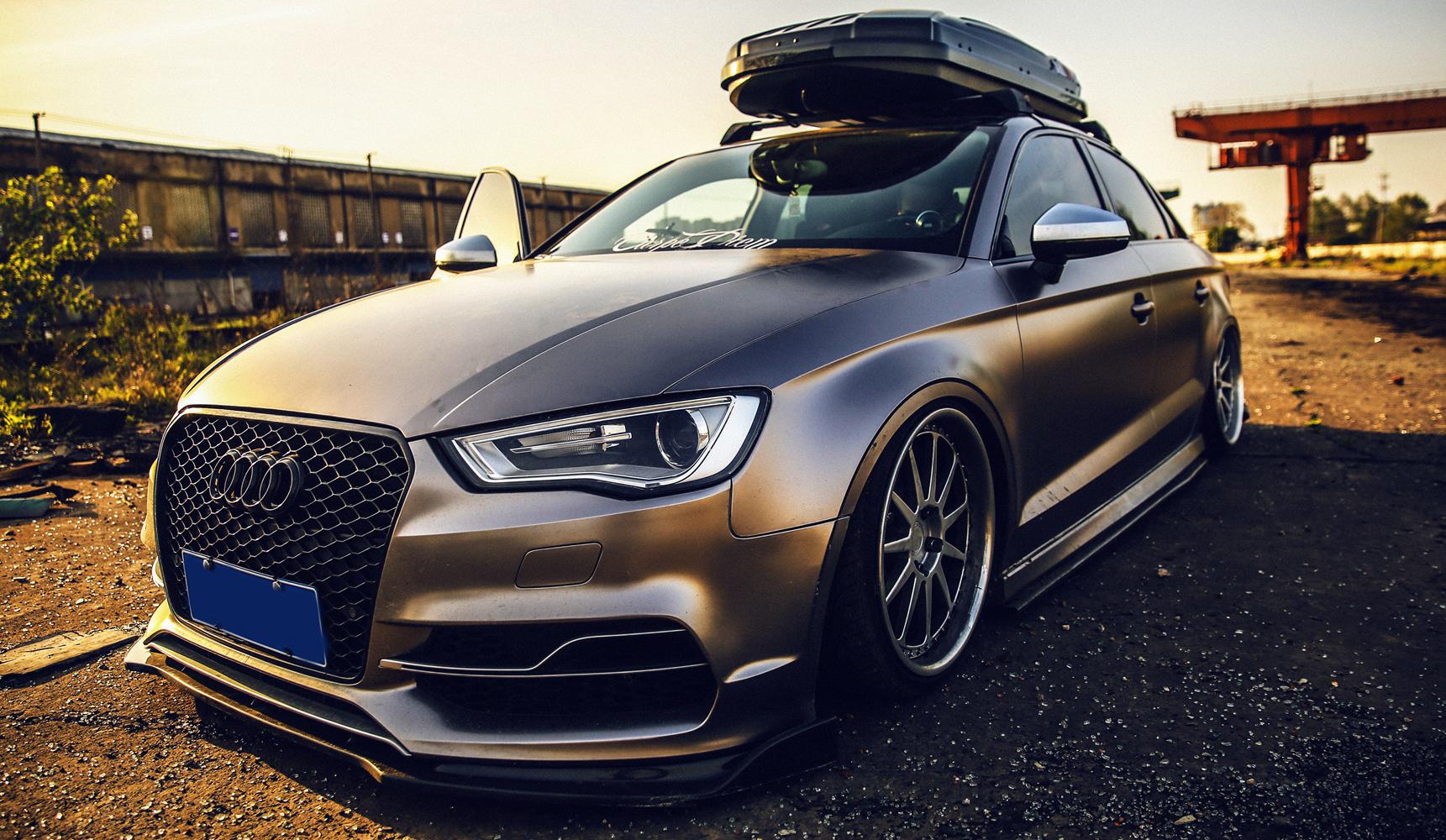 当奥迪褪去"绅士"外表,这辆a3改装后妹子看到就想脱衣服!