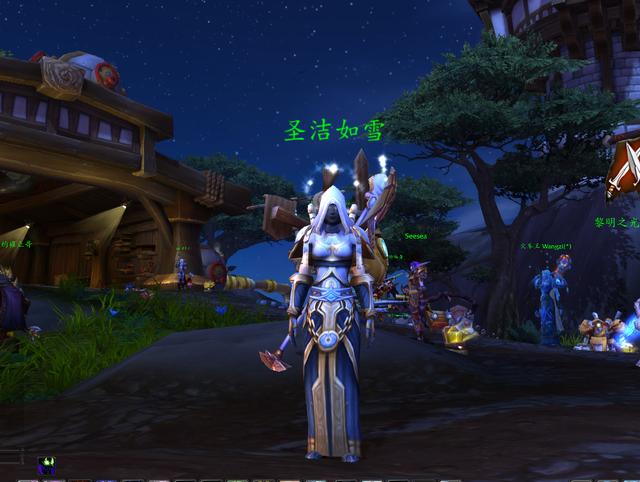 神使套牧师t5搭配上完美恢复法杖可以算魔兽设计师毕生的心血了(滑稽)