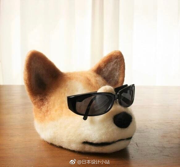 柴犬眼镜放置架